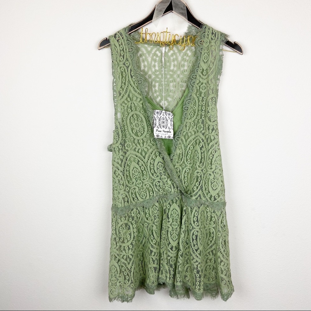 NWT XS Sample Free People Heart in Two mini dress